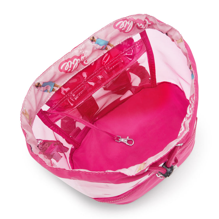 KIPLING-Darlee-Medium Barbie™ Backpack With Two Main Compartments-Power P Transpa-I3417-BA9