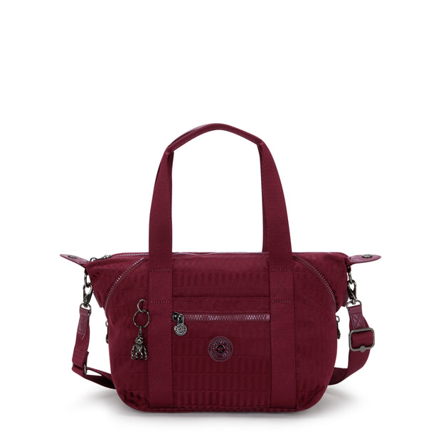 KIPLING Small handbag (with removable shoulderstrap) Female Maroon Tile Jq Art Mini I3468-9HX