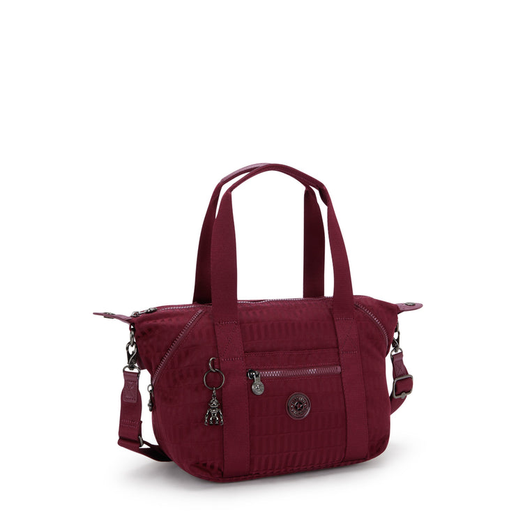 KIPLING Small handbag (with removable shoulderstrap) Female Maroon Tile Jq Art Mini I3468-9HX