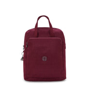KIPLING Medium backpack (with laptop compartment) Female Maroon Tile Jq Kazuki I3507-9HX