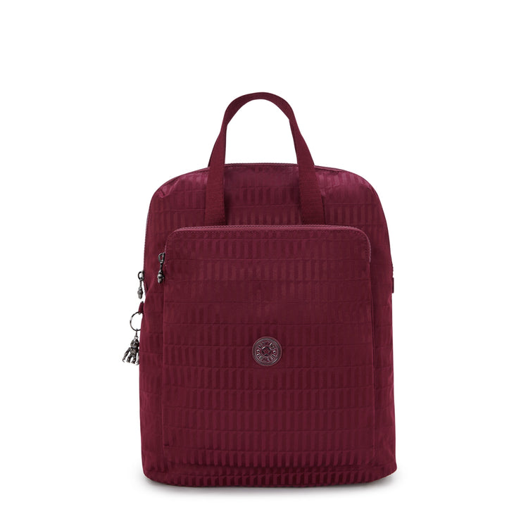 KIPLING Medium backpack (with laptop compartment) Female Maroon Tile Jq Kazuki I3507-9HX