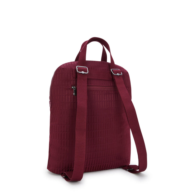 KIPLING Medium backpack (with laptop compartment) Female Maroon Tile Jq Kazuki I3507-9HX