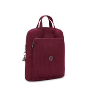 KIPLING Medium backpack (with laptop compartment) Female Maroon Tile Jq Kazuki I3507-9HX