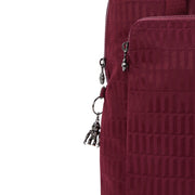 KIPLING Medium backpack (with laptop compartment) Female Maroon Tile Jq Kazuki I3507-9HX