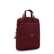 KIPLING Medium backpack (with laptop compartment) Female Maroon Tile Jq Kazuki I3507-9HX