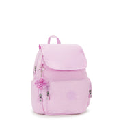 KIPLING-City Zip S-Small Backpack with Adjustable Straps-Blooming Pink-I3523-R2C