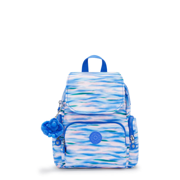 KIPLING-City Zip Mini-Mini Backpack with Adjustable Straps-Diluted Blue-I3735-TX9