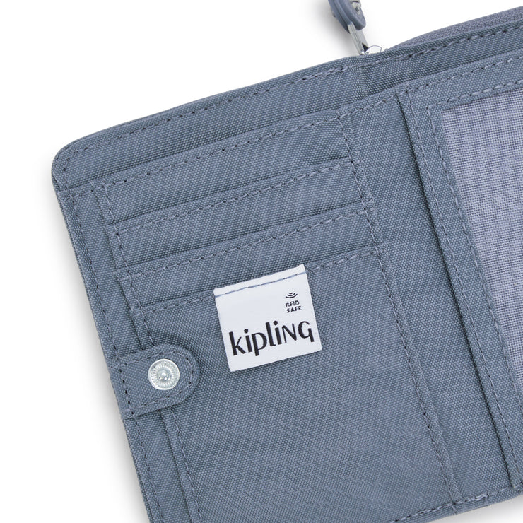 KIPLING Medium Wallet Female Blue Stone Money Love I3738-6FB