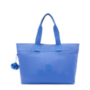 KIPLING-Colissa-Large Tote with Laptop Compartment-Havana Blue-I3885-JC7