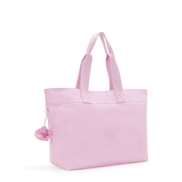 KIPLING-Colissa-Large Tote with Laptop Compartment-Blooming Pink-I3885-R2C