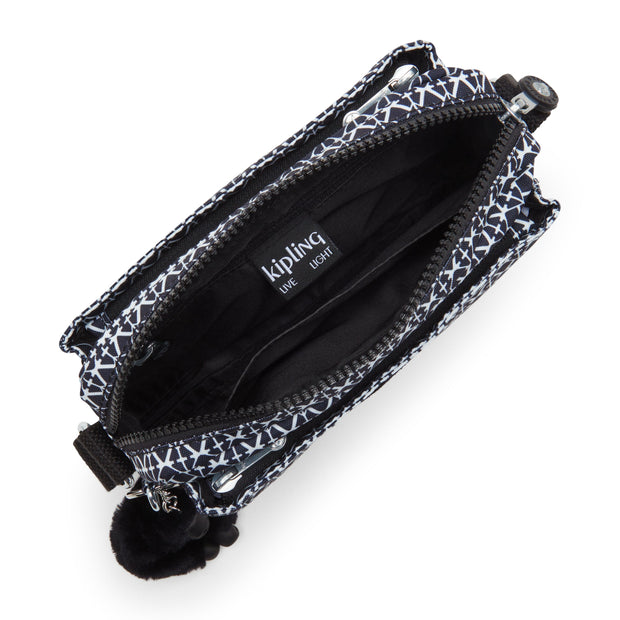 KIPLING-Abanu-Small crossbody-Signature Print-I3942-DD2