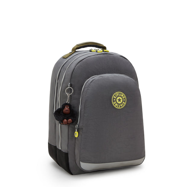 KIPLING Large backpack (with laptop compartment) Unisex Back to Grey Class Room I4053-1DX