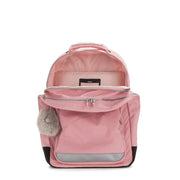 KIPLING Large backpack (with laptop compartment) Female Bridal Rose Class Room I4053-46Y