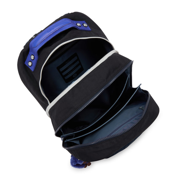 KIPLING Large backpack (with laptop compartment) Unisex True Block Class Room I4053-74Q
