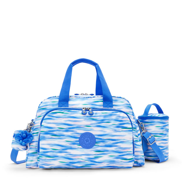 KIPLING-Camama-Large babybag (with changing mat)-Diluted Blue-I4068-TX9