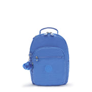 KIPLING-Seoul S-Small Backpack (With Laptop Protection)-Havana Blue-I4082-JC7