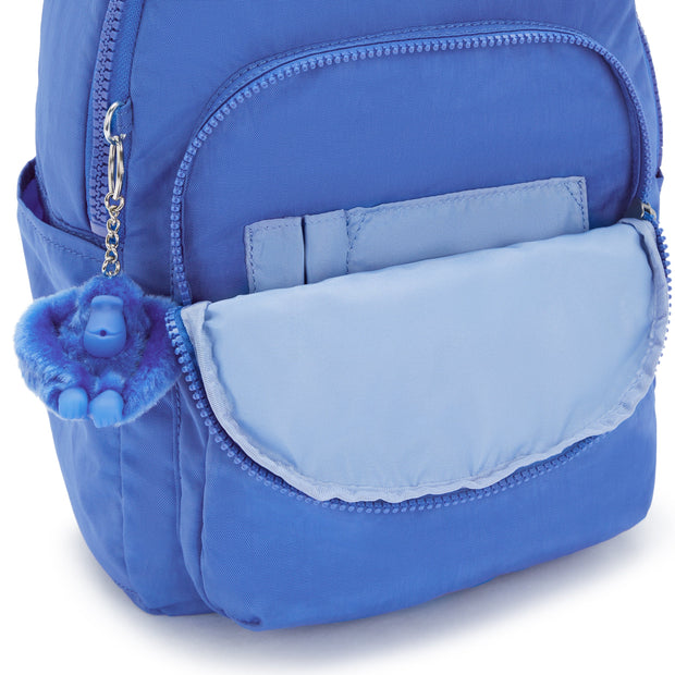 KIPLING-Seoul S-Small Backpack (With Laptop Protection)-Havana Blue-I4082-JC7