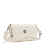 KIPLING-Aras-Small shoulderbag (with removable strap)-White Cheetah J-I4128-T8J