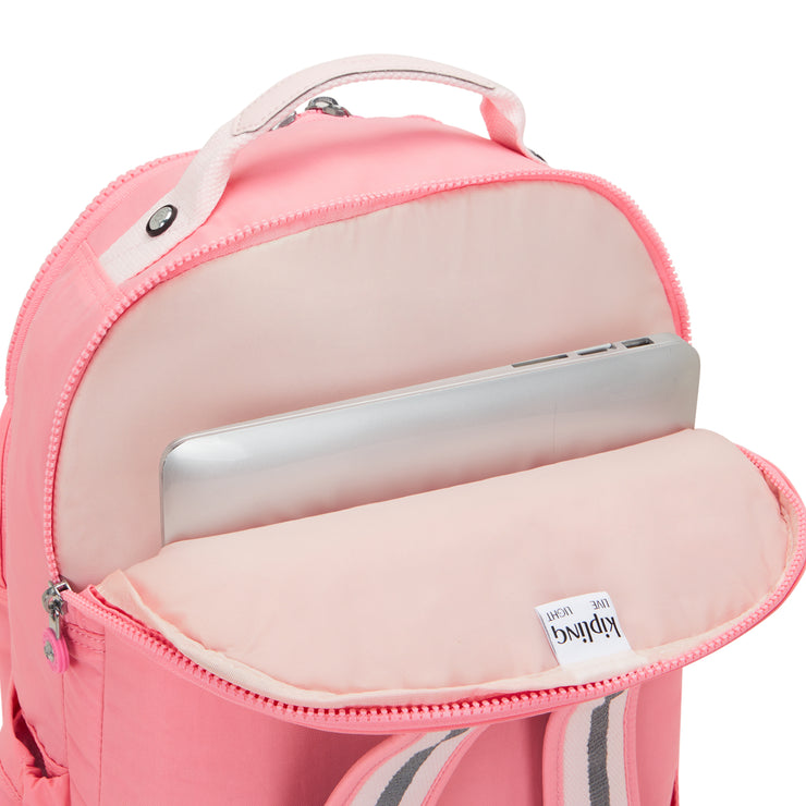 KIPLING Large backpack (with laptop compartment) Female Coral Sea Seoul Lap I4275-24O