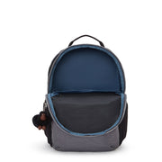 KIPLING Large backpack (with laptop compartment) Unisex Space Black Bl Seoul Lap I4275-2GX