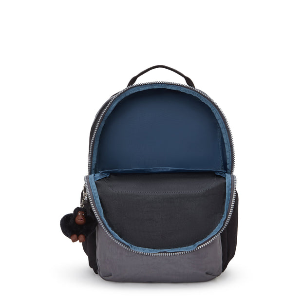KIPLING Large backpack (with laptop compartment) Unisex Space Black Bl Seoul Lap I4275-2GX