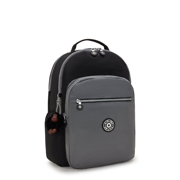 KIPLING Large backpack (with laptop compartment) Unisex Space Black Bl Seoul Lap I4275-2GX