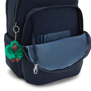 KIPLING-Seoul Lap-Large backpack (with laptop compartment)-Blue Green Bl-I4275-CD7