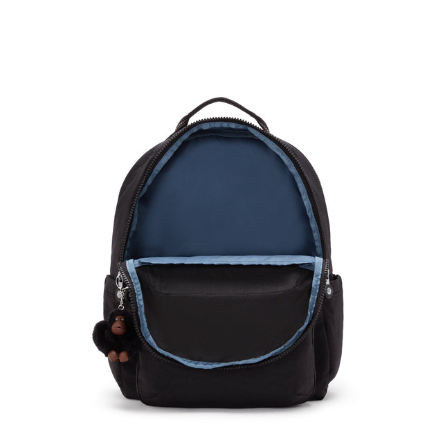 KIPLING-Seoul Lap-Large backpack (with laptop compartment)-True Black ...