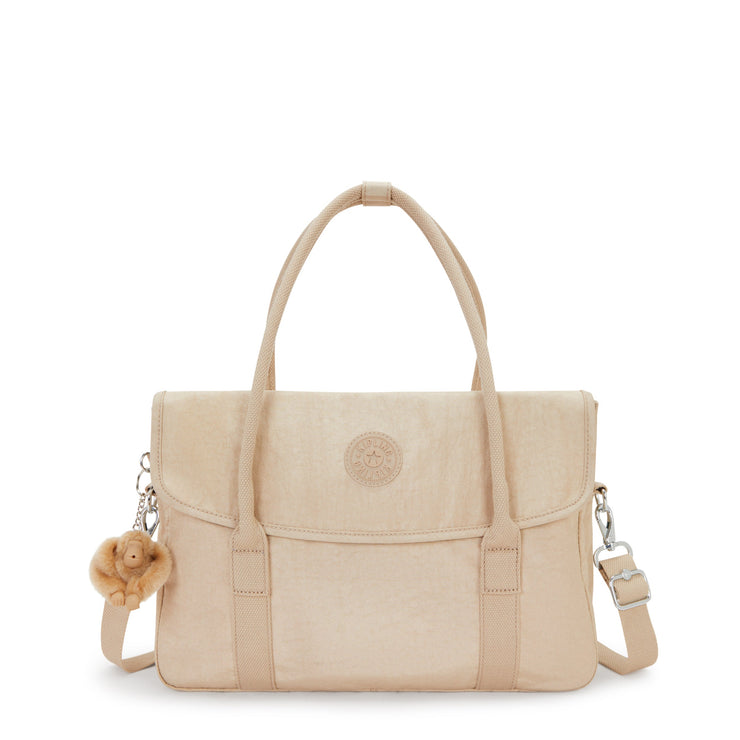 KIPLING Small working bag (with removable shoulderstrap) Female Sparkled Beige Superworker S I4555-5DV