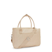 KIPLING Small working bag (with removable shoulderstrap) Female Sparkled Beige Superworker S I4555-5DV