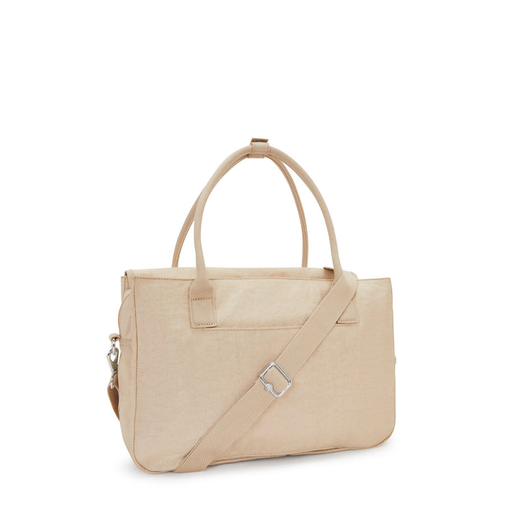 KIPLING Small working bag (with removable shoulderstrap) Female Sparkled Beige Superworker S I4555-5DV