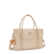 KIPLING Small working bag (with removable shoulderstrap) Female Sparkled Beige Superworker S I4555-5DV