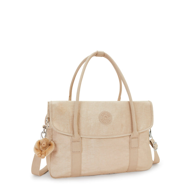 KIPLING Small working bag (with removable shoulderstrap) Female Sparkled Beige Superworker S I4555-5DV