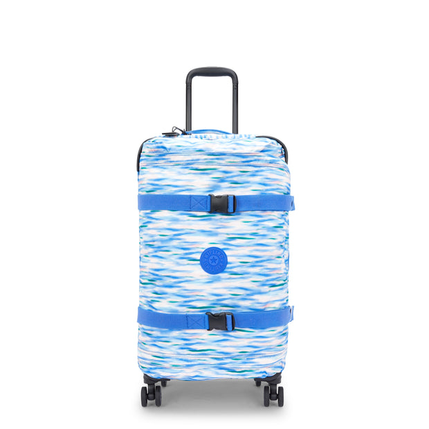 KIPLING-Spontaneous M-Medium wheeled luggage-Diluted Blue-I4556-TX9