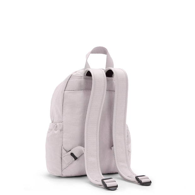KIPLING-Delia Mini-Small Backpack-Gleam Silver-I4563-K6G