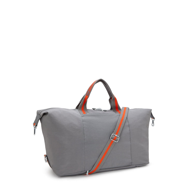 KIPLING Large weekender (with trolley sleeve and removable shoulderstrap) Unisex Inviting Grey Bori I4582-8DH