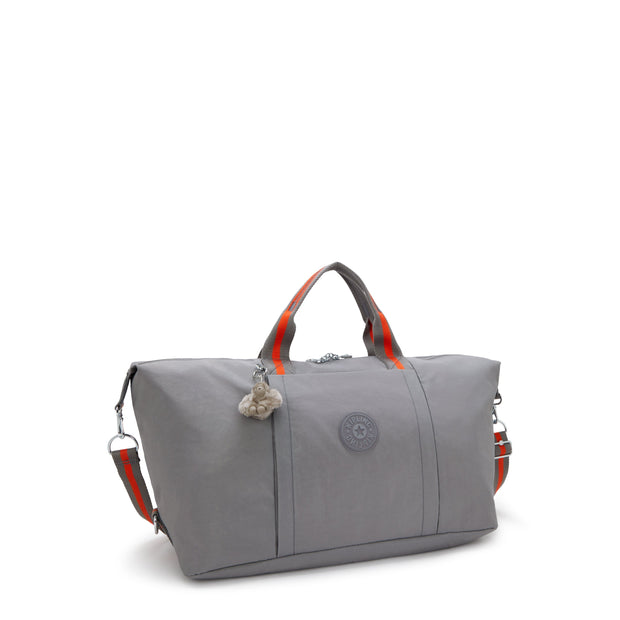 KIPLING Large weekender (with trolley sleeve and removable shoulderstrap) Unisex Inviting Grey Bori I4582-8DH
