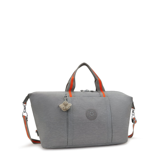 KIPLING Large weekender (with trolley sleeve and removable shoulderstrap) Unisex Inviting Grey Bori I4582-8DH