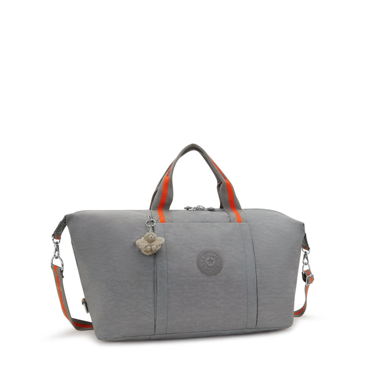 KIPLING Large weekender (with trolley sleeve and removable shoulderstrap) Unisex Inviting Grey Bori I4582-8DH