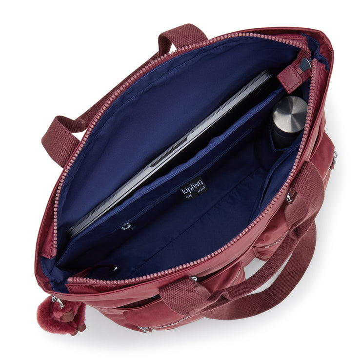 KIPLING Large tote Female Lounge Wine India I4609-5FW