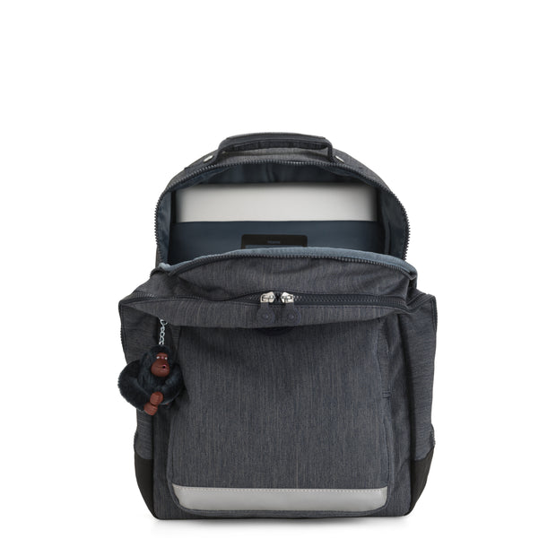KIPLING Large backpack (with laptop compartment) Unisex Marine Navy Class Room I4663-58C
