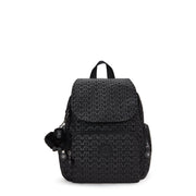 KIPLING-City Zip Mini-Mini Backpack with Adjustable Straps-Signature Emb-I4697-K59