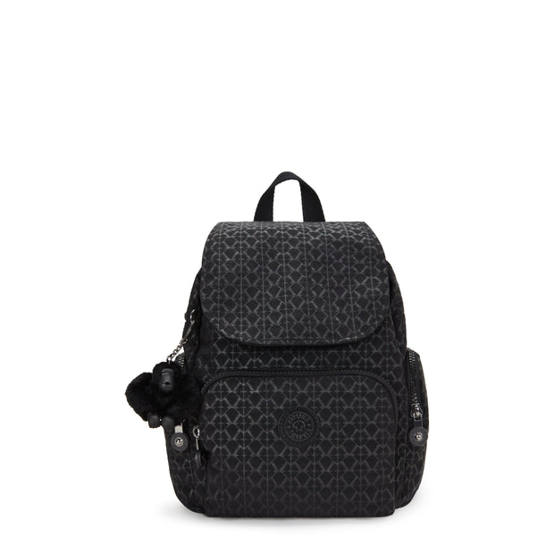 KIPLING-City Zip Mini-Mini Backpack with Adjustable Straps-Signature Emb-I4697-K59