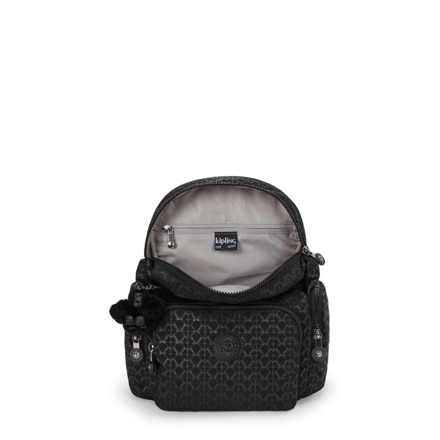 KIPLING-City Zip Mini-Mini Backpack with Adjustable Straps-Signature E ...