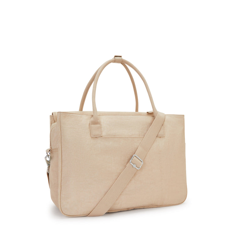 KIPLING Working bag (with removable shoulderstrap) Female Sparkled Beige Superworker I4718-5DV