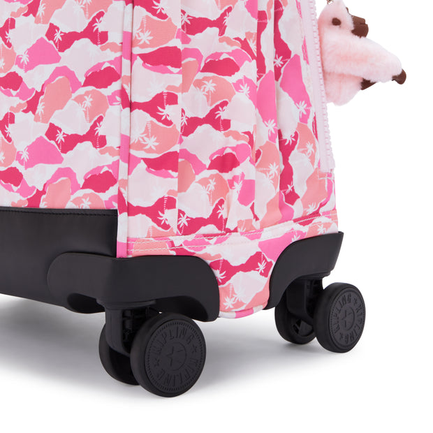 KIPLING Large wheeled bag Female Pink Palm New Storia I4847-1BV