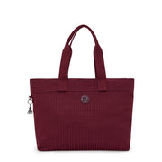 KIPLING Large Tote Female Maroon Tile Jq Colissa Up I4895-9HX