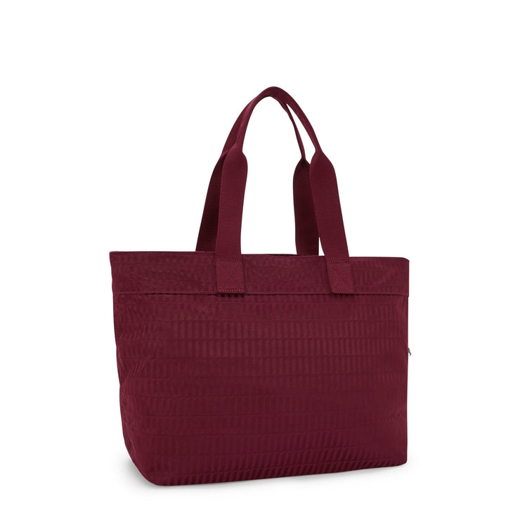 KIPLING Large Tote Female Maroon Tile Jq Colissa Up I4895-9HX