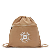 KIPLING Medium backpack (with drawstring) Unisex Early Tan C Supertaboo I4971-7CT