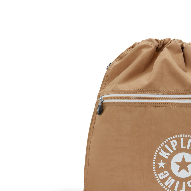 KIPLING Medium backpack (with drawstring) Unisex Early Tan C Supertaboo I4971-7CT